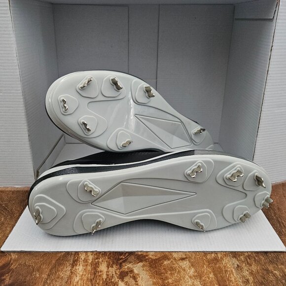 Athalonz G-Force Baseball Cleats Mens Black 12.5 Shoes With Metal Cleats NIB - Picture 6 of 11